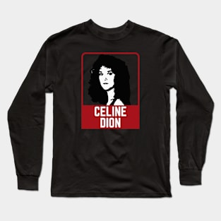 Celine dion ~~~ 90s retro style Long Sleeve T-Shirt